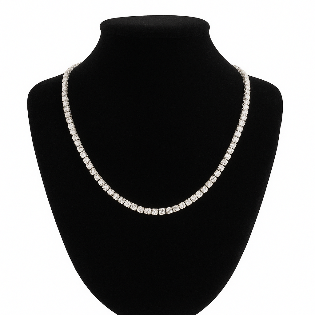 Collar de Plata 925 con Motivo de Coronas “Coronitas” – 48 cm, 10 g, 5 mm IMAGEN FUTURA- Dermocosmetica_belleza_online