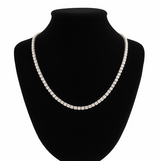 Collar de Plata 925 con Motivo de Coronas “Coronitas” – 48 cm, 10 g, 5 mm IMAGEN FUTURA- Dermocosmetica_belleza_online