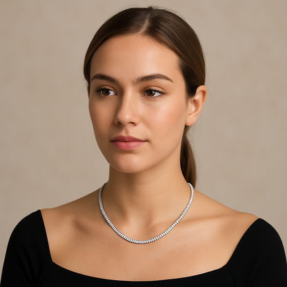 Collar de Plata 925 con Motivo de Coronas “Coronitas” – 48 cm, 10 g, 5 mm IMAGEN FUTURA- Dermocosmetica_belleza_online