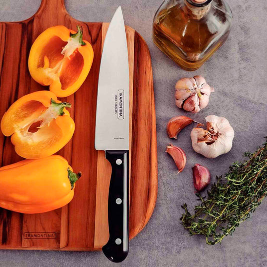 Cuchillo Chef Tramontina Ultracorte 7" – Mango Polipropileno