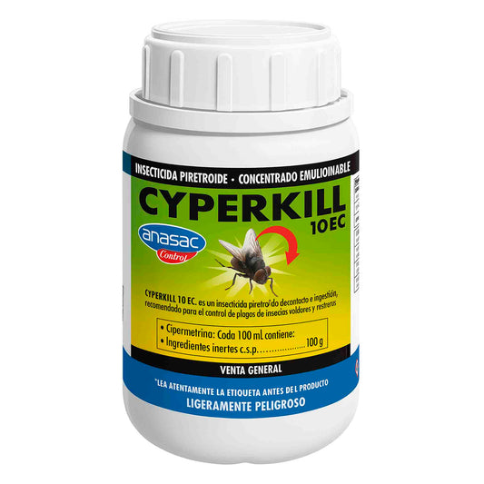 Cyperkill 10 EC Insecticida 100cc Control Rápido De Plagas