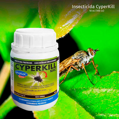 Cyperkill 10 EC Insecticida 100cc Control Rápido De Plagas