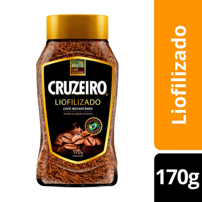 Café Instantáneo Liofilizado Cruzeiro – Frasco 170 g CRUZEIRO- Dermocosmetica_belleza_online