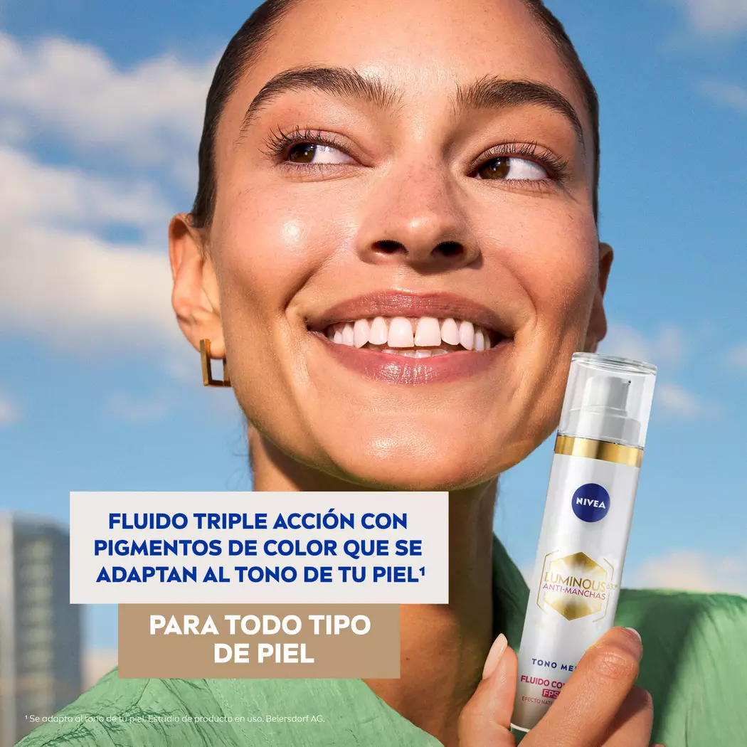 Nivea Luminous630 Fluido Anti-Manchas con Color Tono Medio FPS30 – 40ml