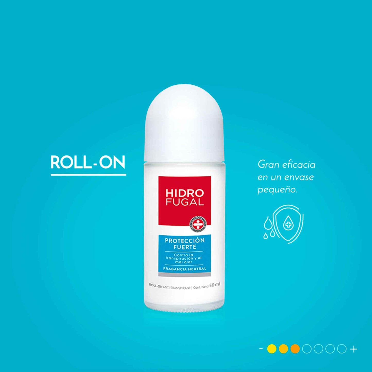 Hidrofugal Antitranspirante Roll On 50 ml – Protección Intensa y Frescura Todo el Día HIDROFUGAL- Dermocosmetica_belleza_online