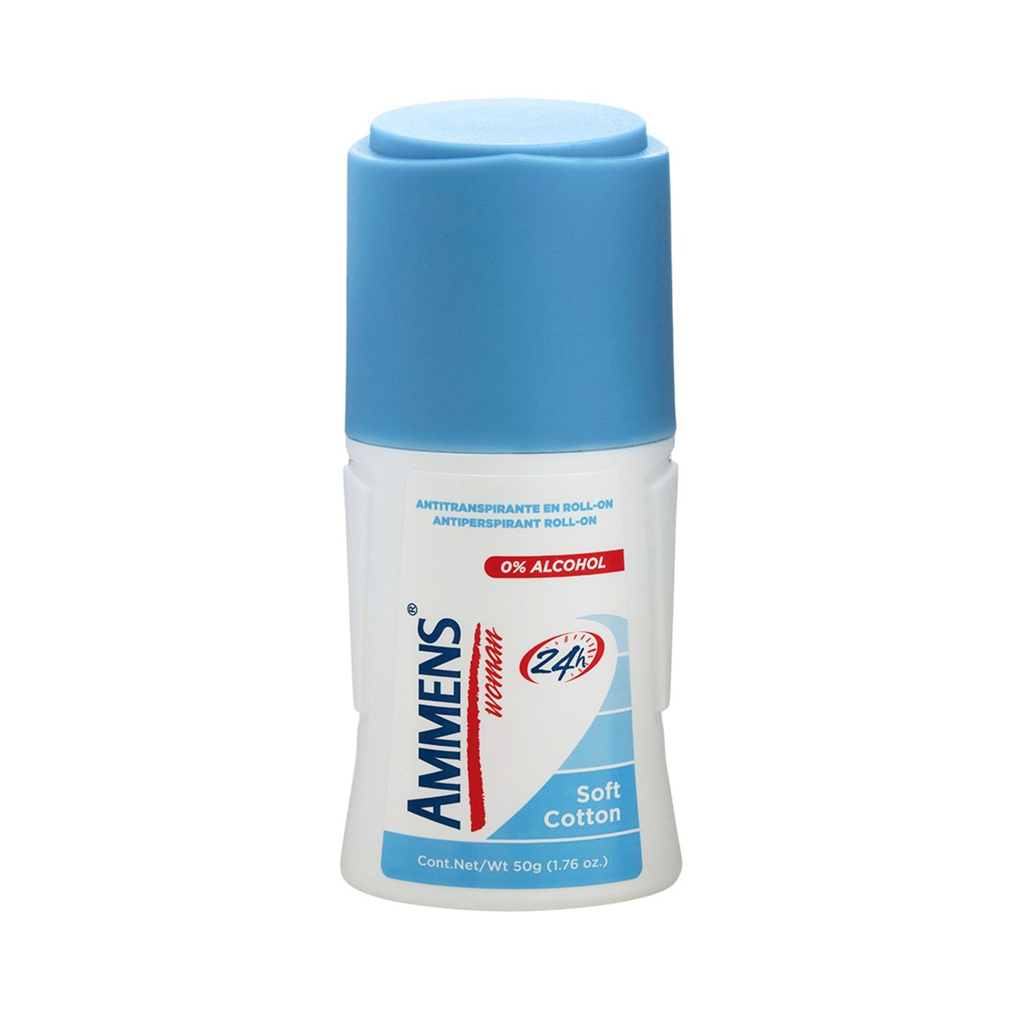 Antitranspirante Roll On Ammens Woman Soft Cotton 50gr AMMENS- Dermocosmetica_belleza_online