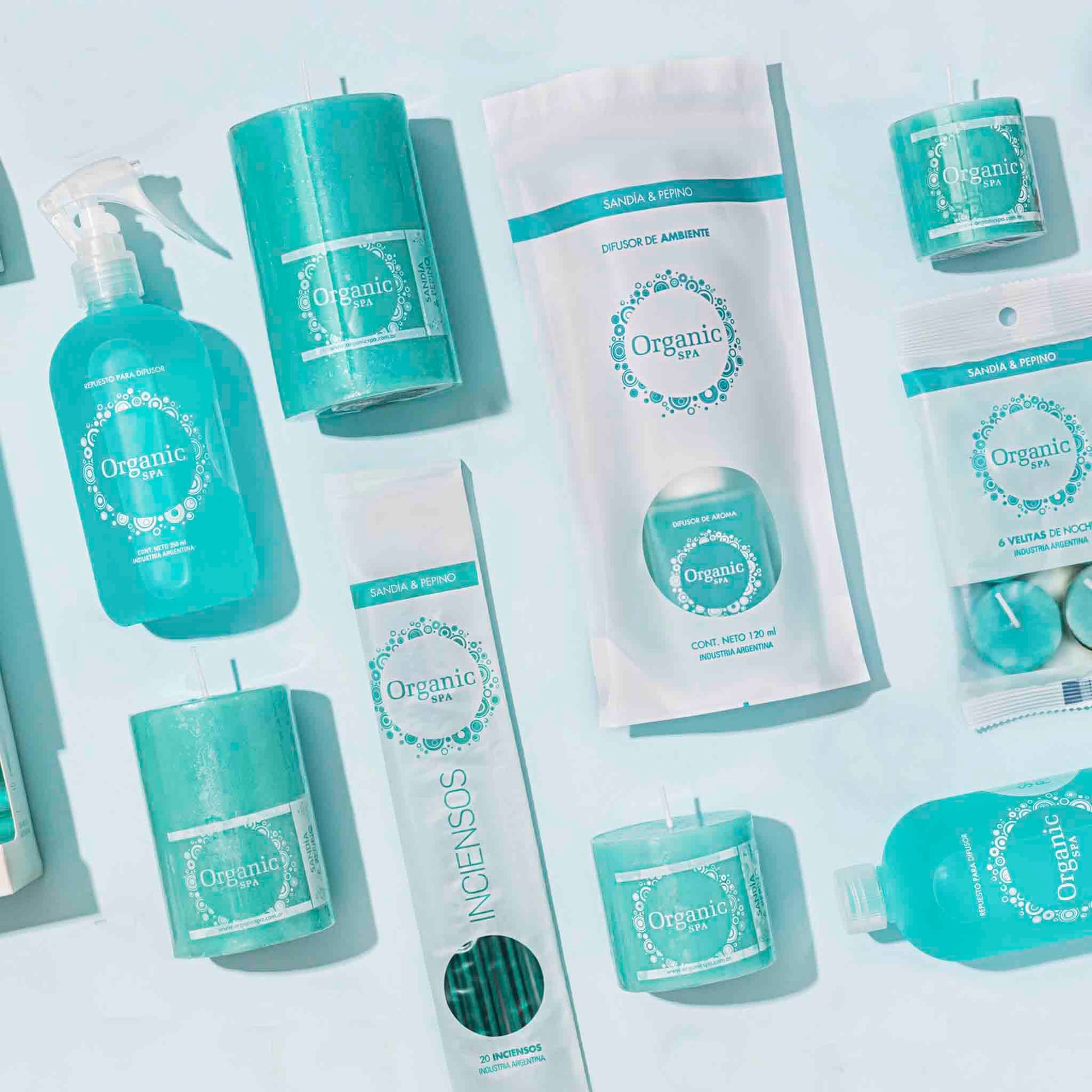 Repuesto Difusor de Aroma 350 ml Organic Spa Sandía & Pepino ORGANIC SPA- Dermocosmetica_belleza_online