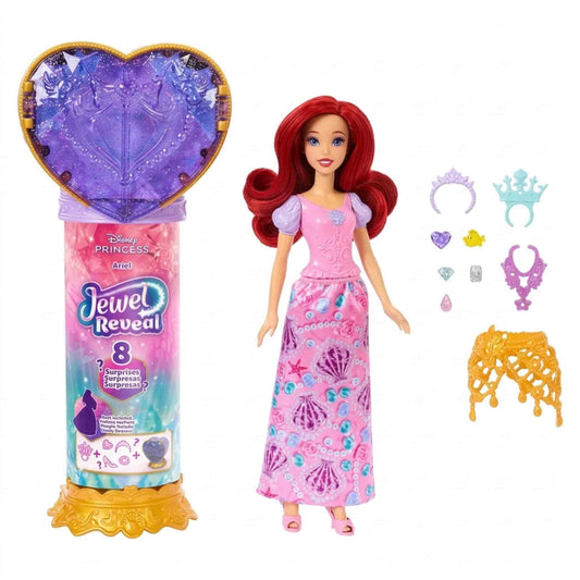 Disney Ariel Jewel Reveal muñeca sorpresa Mattel original