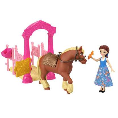 Disney Bella establo real con muñeca y caballo Mattel original