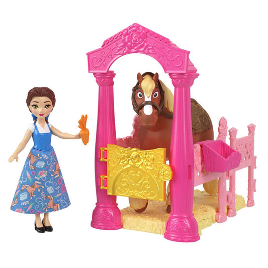 Disney Bella establo real con muñeca y caballo Mattel original