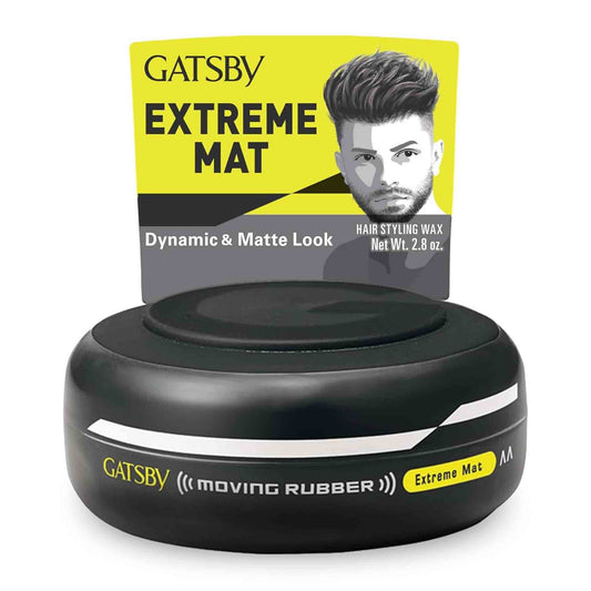 Cera capilar Gatsby Moving Rubber Extreme Mat fijación fuerte mate