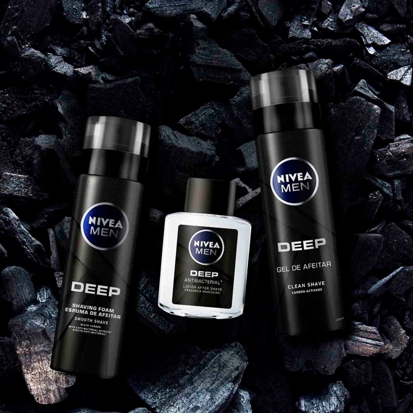 Gel De Afeitar Nivea Carbon Activado Men Deep  200ml