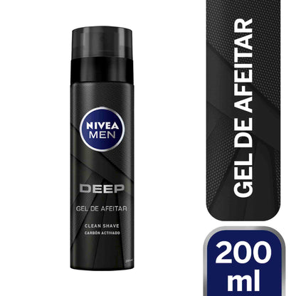 Gel De Afeitar Nivea Carbon Activado Men Deep  200ml