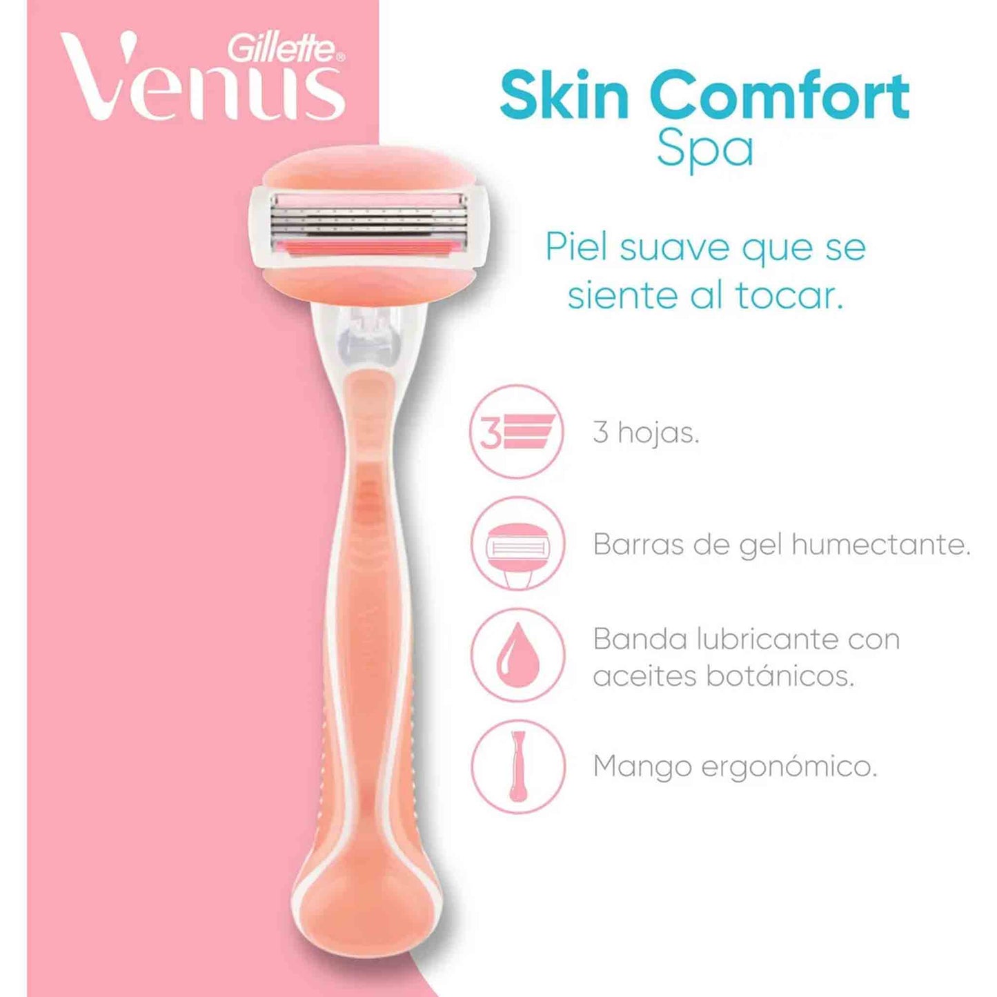 Repuestos Gillette Venus Spa 3 Hojas Suavidad Superior