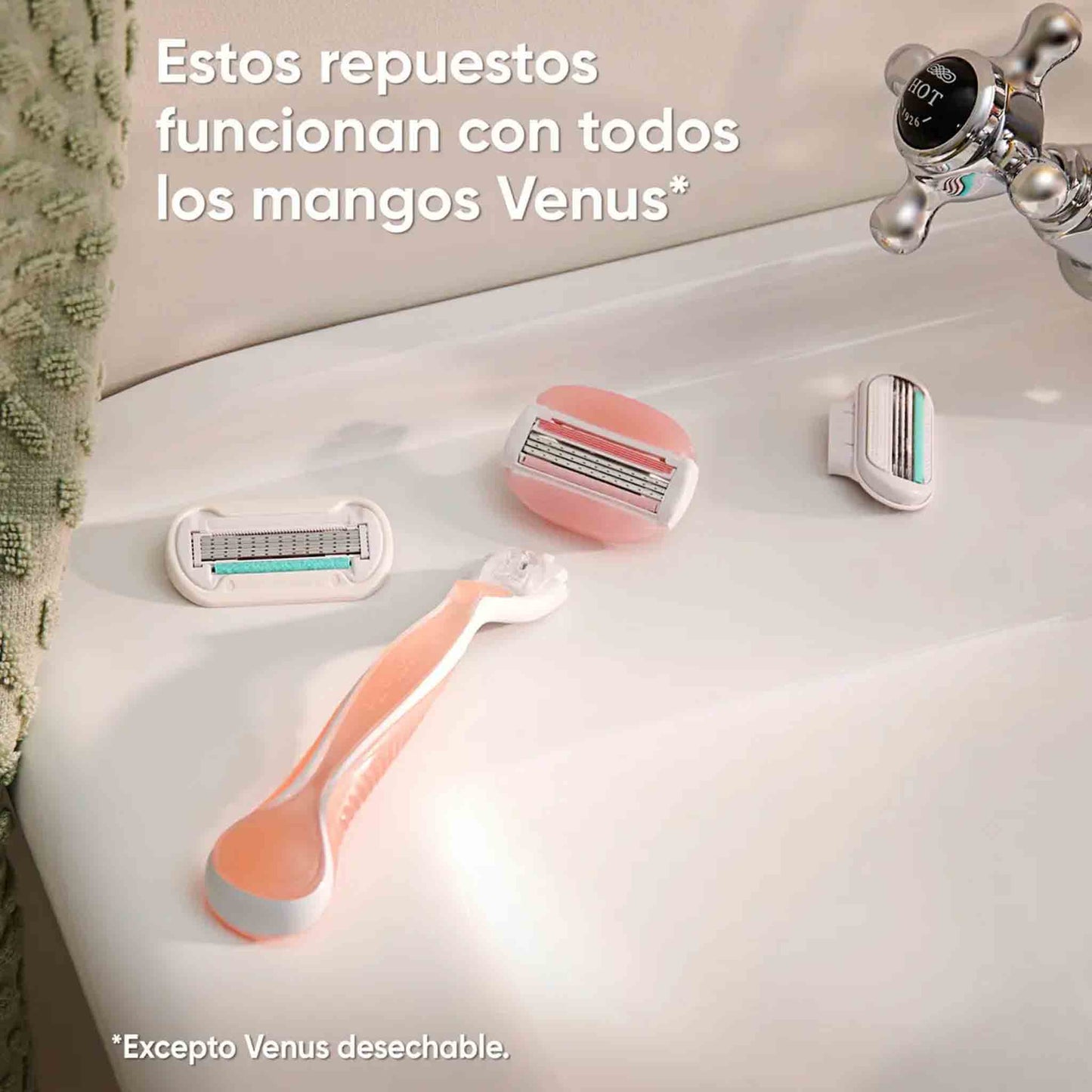 Repuestos Gillette Venus Spa 3 Hojas Suavidad Superior