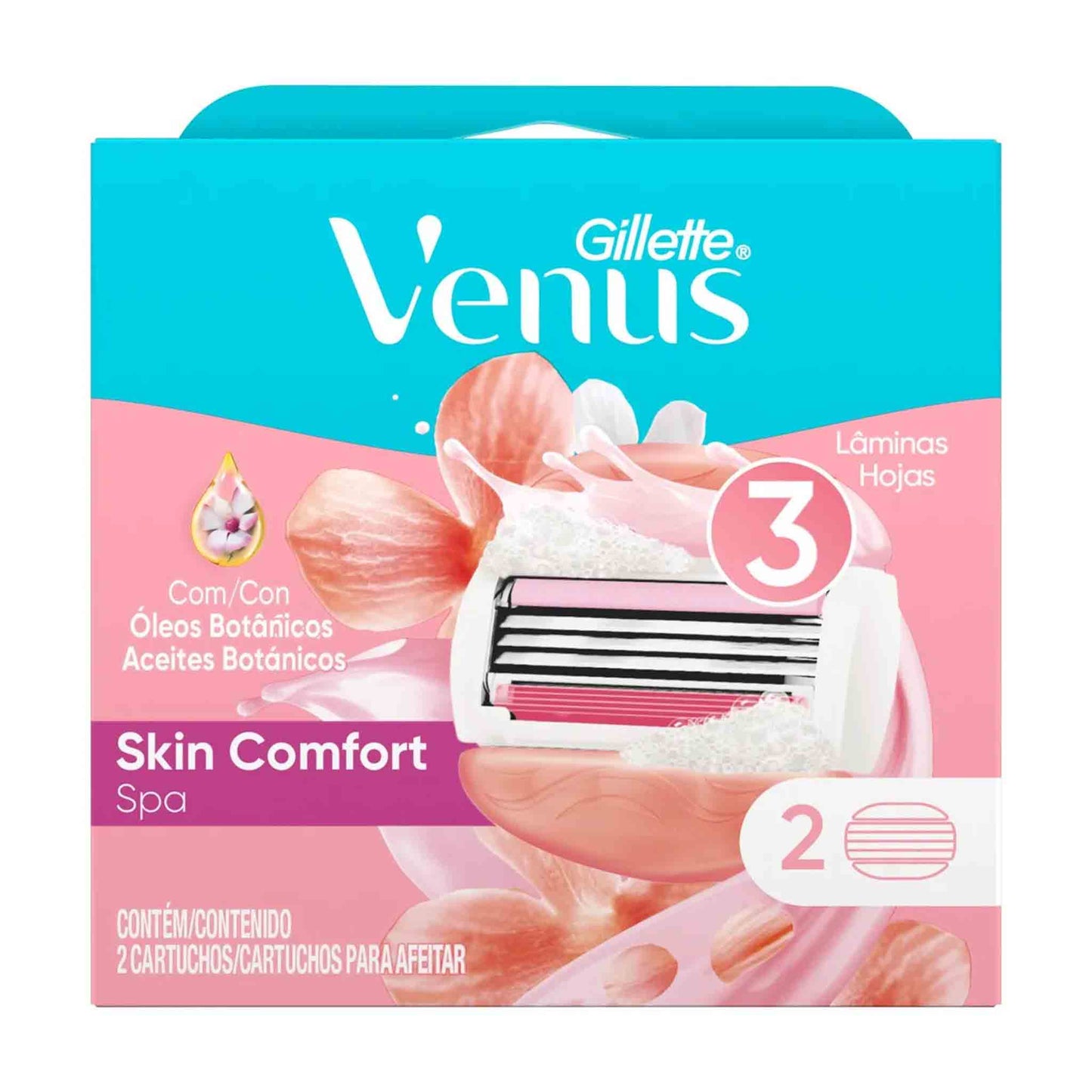 Repuestos Gillette Venus Spa 3 Hojas Suavidad Superior