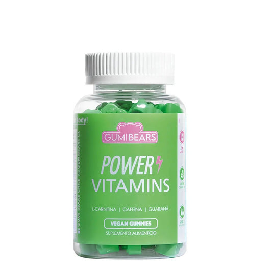 Gumi Bears Power Vitamins – Vitaminas Veganas de Manzana