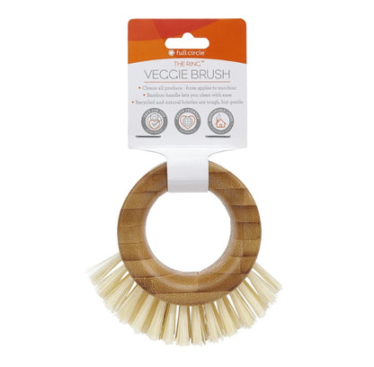 Escobilla Para Lavar Verduras y Loza The Ring Bambú Full Circle- Dermocosmetica_belleza_online