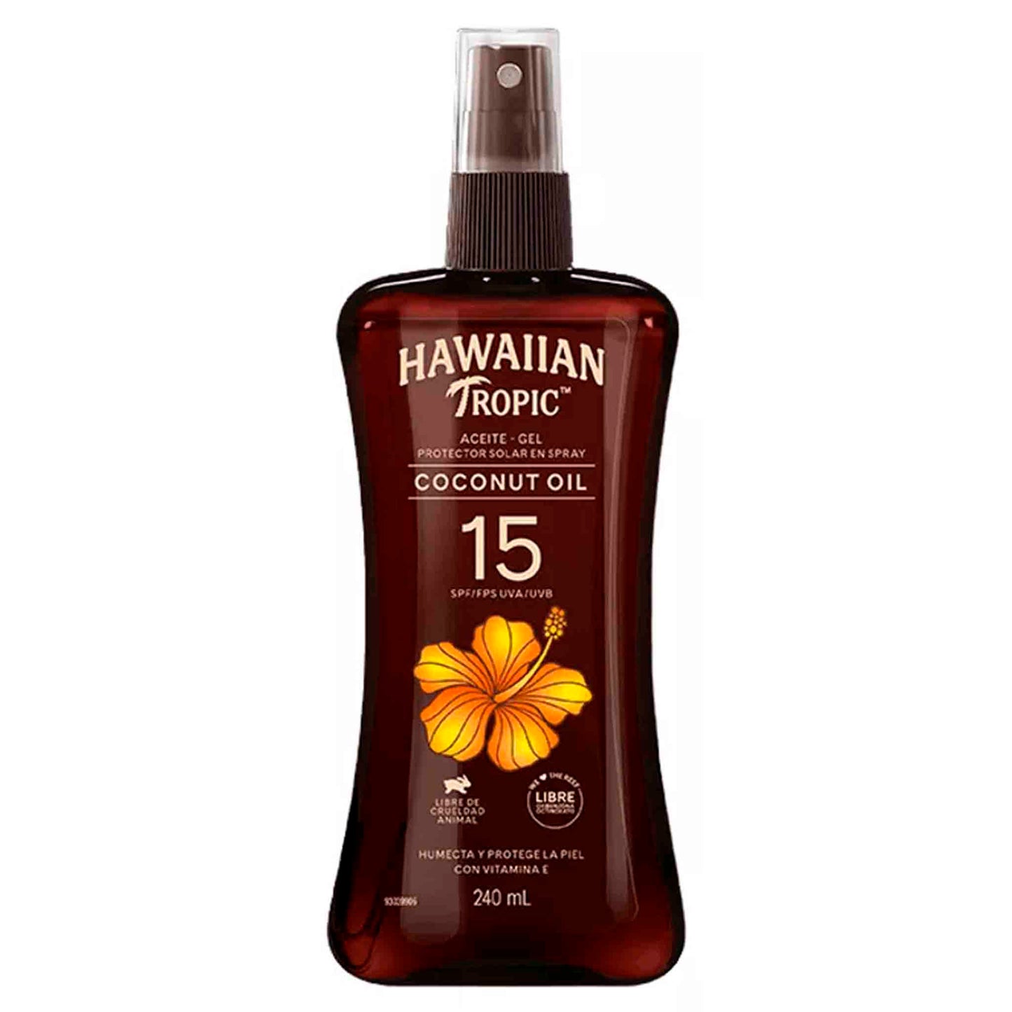 Hawaiian Tropic Aceite Gel FPS 15 – Bronceado Luminoso y Protección