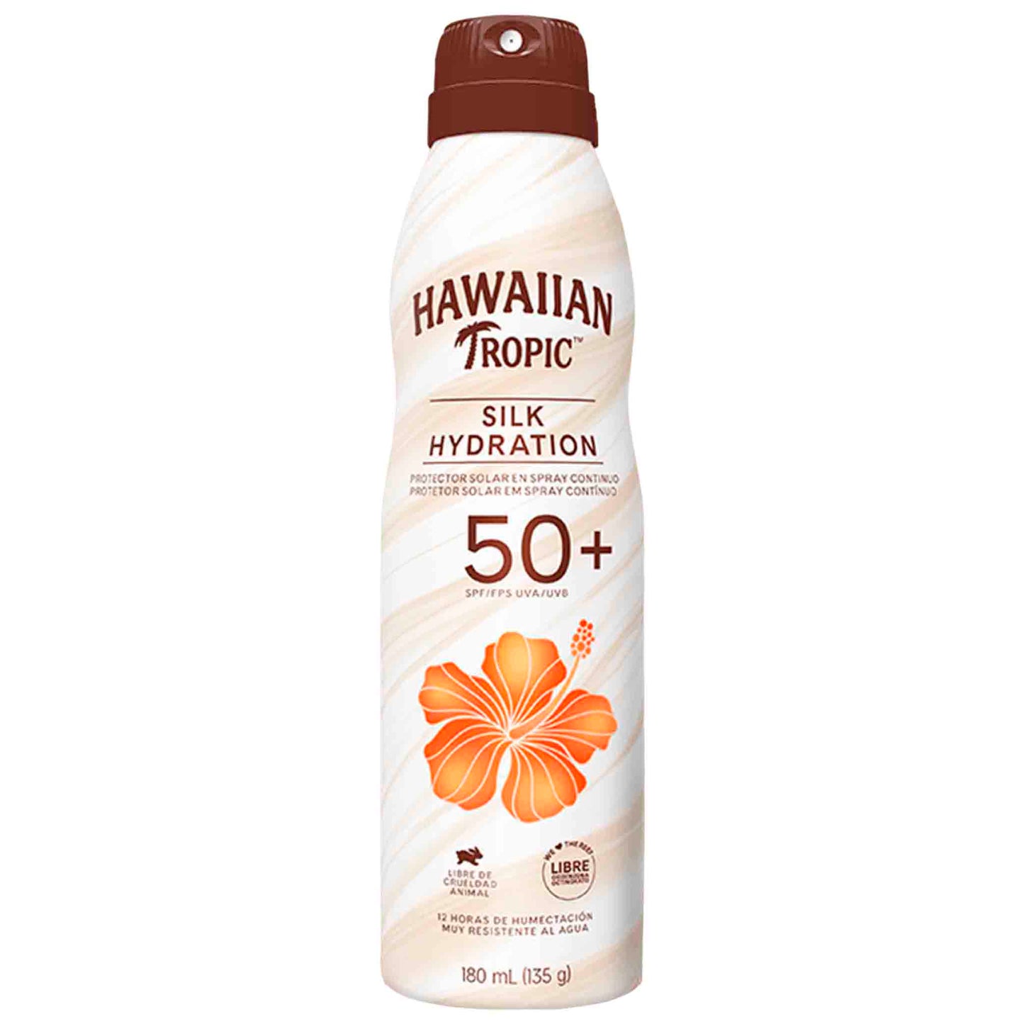 Hawaiian Tropic Silk Hydration Air Soft en Spray FPS 50+ 180 ml