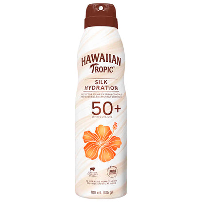 Hawaiian Tropic Silk Hydration Air Soft en Spray FPS 50+ 180 ml