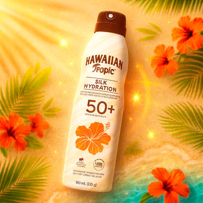 Hawaiian Tropic Silk Hydration Air Soft en Spray FPS 50+ 180 ml
