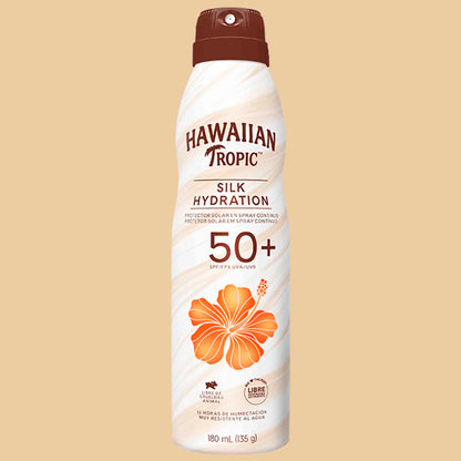 Hawaiian Tropic Silk Hydration Air Soft en Spray FPS 50+ 180 ml