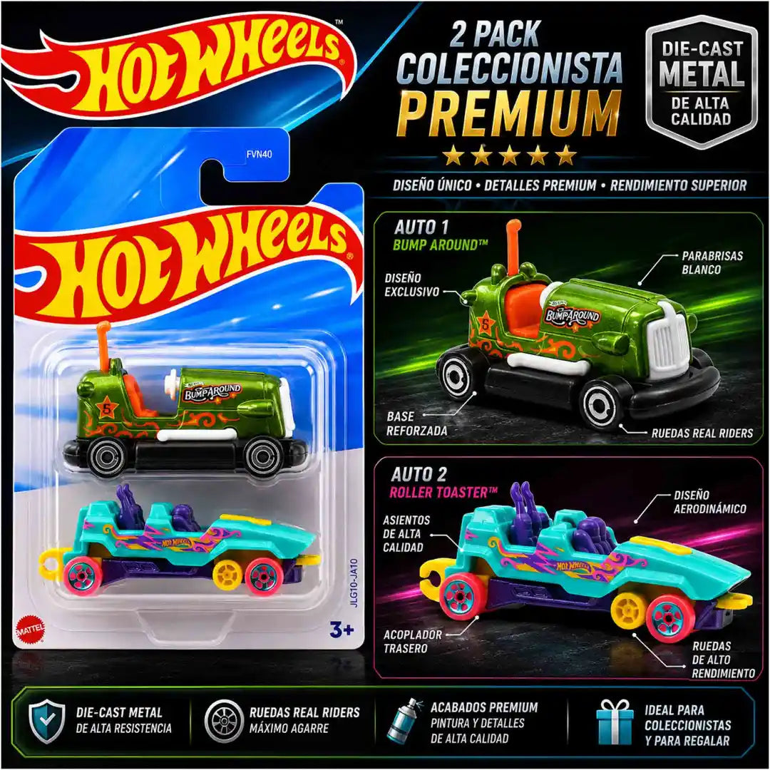 Hot Wheels Pack 2 Autos Variantes Modelos