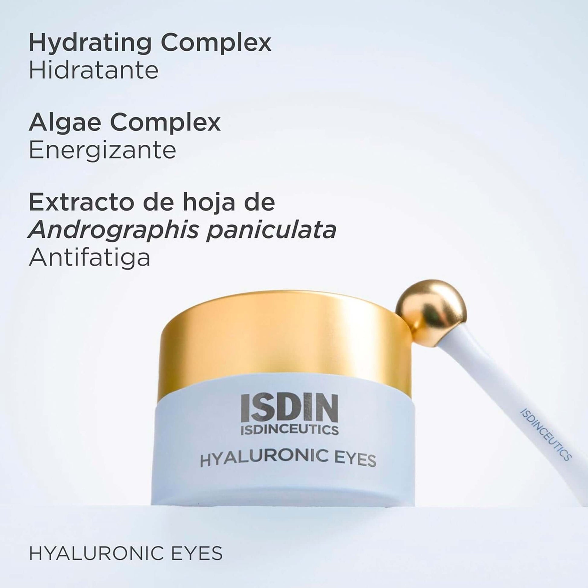 Gel ISDIN Hyaluronic Eyes para hidratar el contorno de ojos