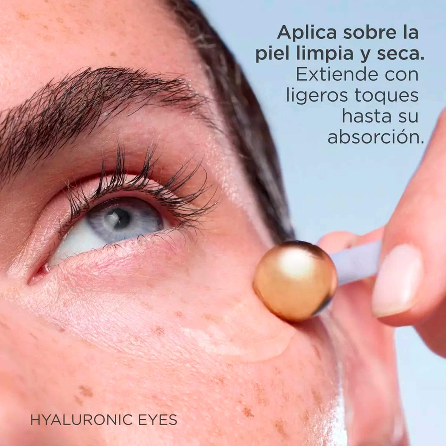 Textura ligera del gel ISDIN Hyaluronic Eyes 15 ml