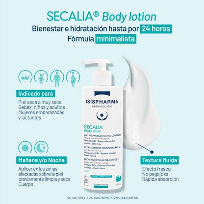 Isispharma Secalia Body Lotion Hidratante 400 ml