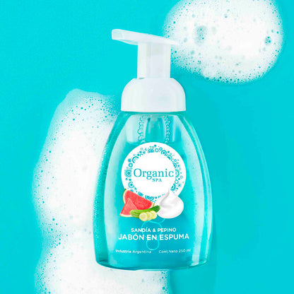 Jabón en Espuma Sandía & Pepino Organic Spa