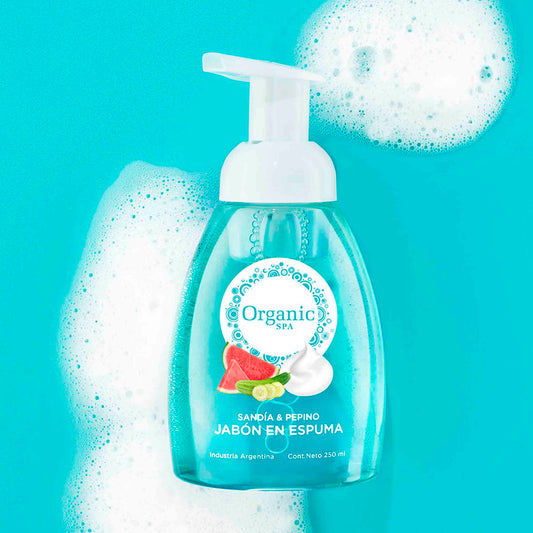 Jabón en Espuma Sandía & Pepino Organic Spa