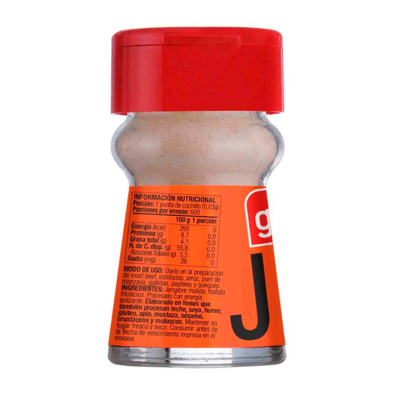 Jengibre Molido Gourmet 18 g – Sabor Intenso GOURMET- Dermocosmetica_belleza_online