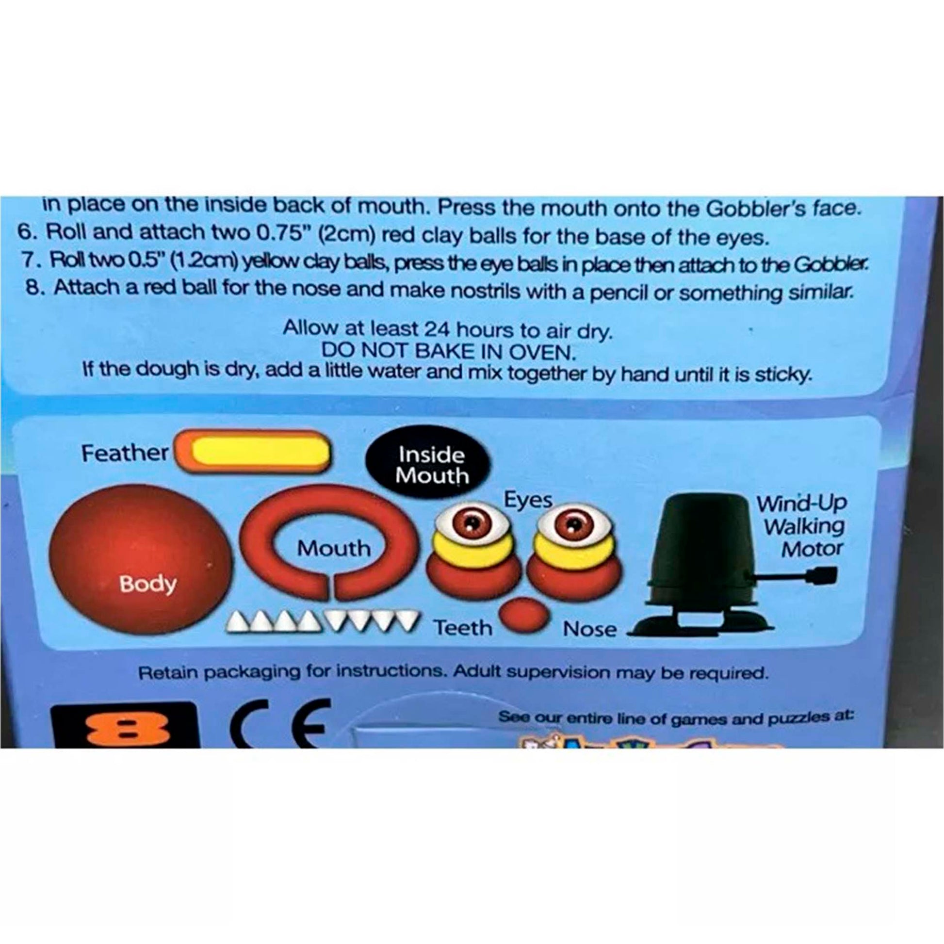 Crea Gobblers Con Masa. ¡dale Cuerda Y Míralo Moverse! University Games University Games- Dermocosmetica_belleza_online