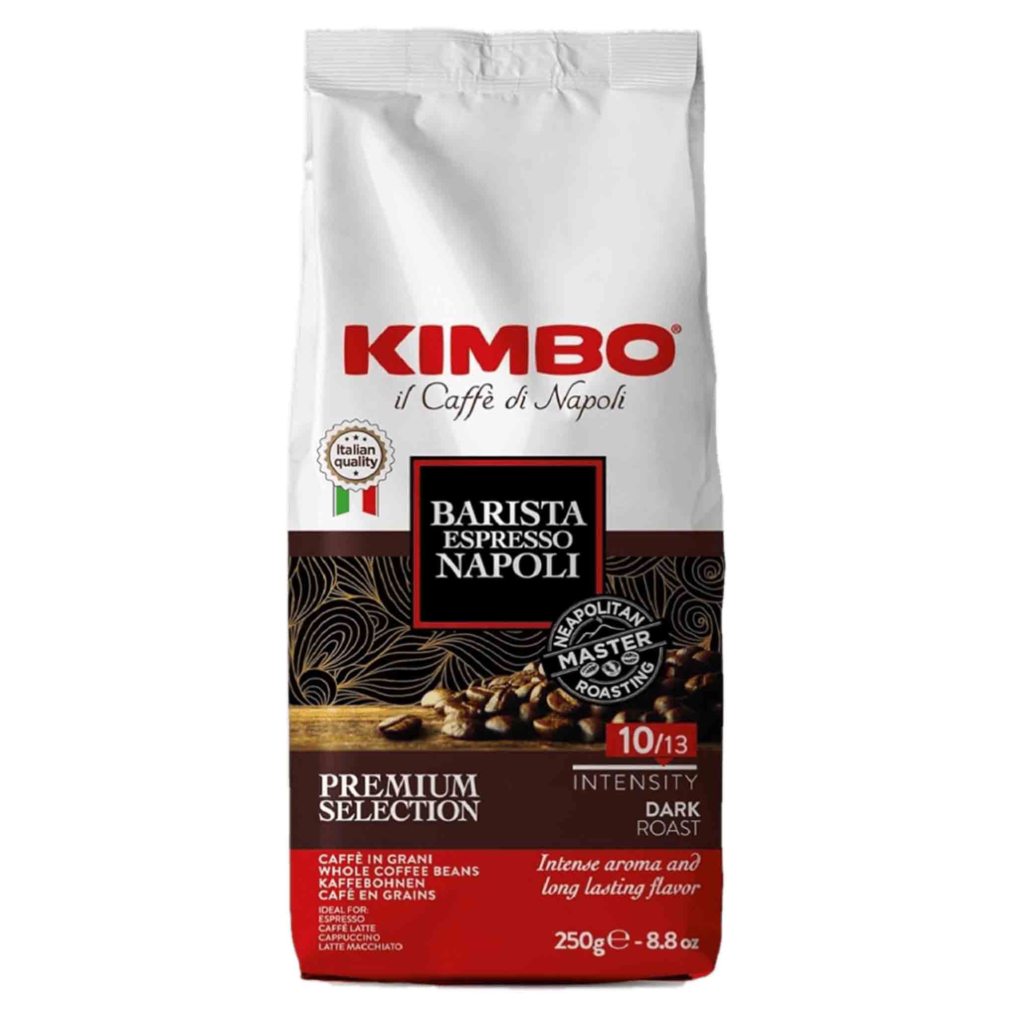 Café en granos Kimbo Barista Espresso Napoli tueste oscuro intenso