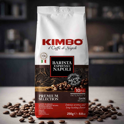 Café en granos Kimbo Barista Espresso Napoli tueste oscuro intenso
