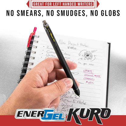 Lapiz Pentel Energel Kuro Bolígrafo De Gel Líquido 07 Tinta Negra PENTEL- Dermocosmetica_belleza_online