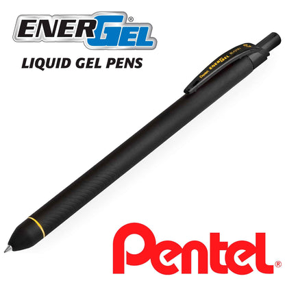 Lapiz Pentel Energel Kuro Bolígrafo De Gel Líquido 07 Tinta Negra PENTEL- Dermocosmetica_belleza_online