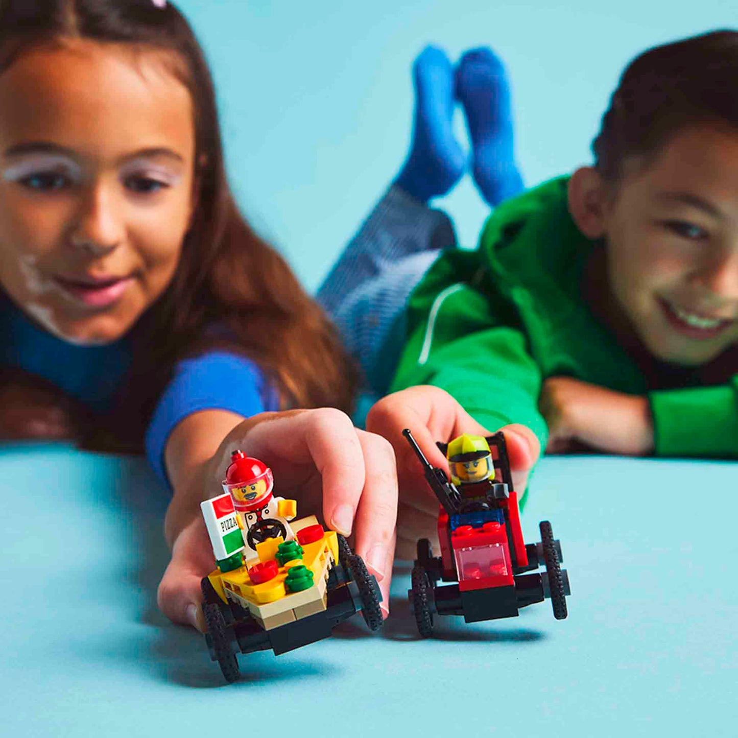 Lego City Pizza vs Fire Truck 60458 | Set 70 piezas