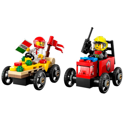 Lego City Pizza vs Fire Truck 60458 | Set 70 piezas