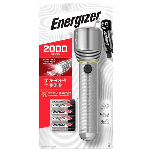 Linterna Energizer LED 2000 Lúmenes | Potencia extrema para aventuras y emergencias
