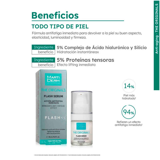 Martiderm Flash Serum Efecto Lifting 15 ml