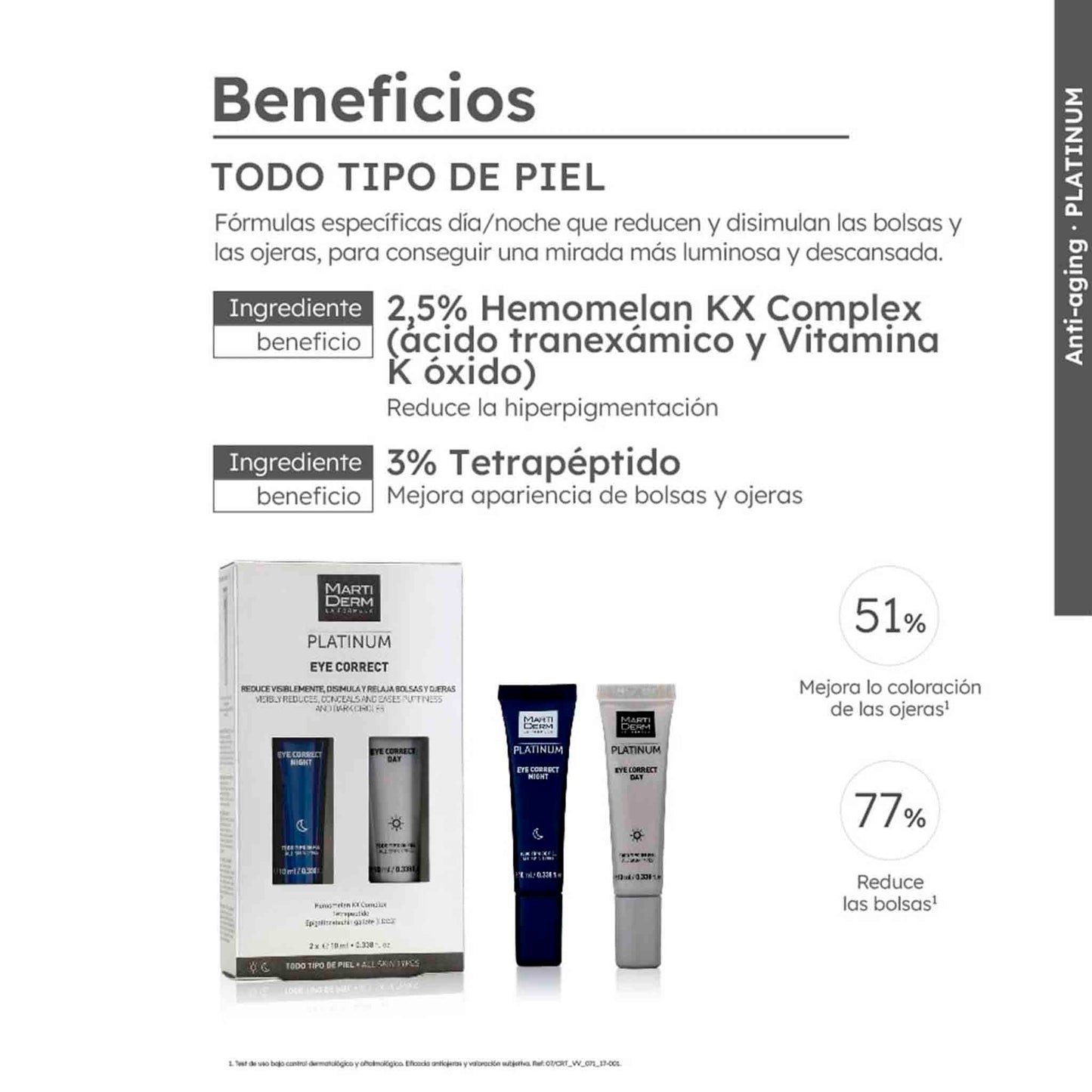 Martiderm Platinum Eye Corrector Duo 2×10 ml