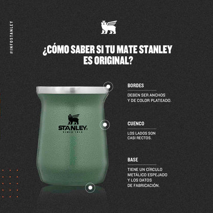 Mate Stanley Verde 236 ml – Estilo y Resistencia en Cada Cebada STANLEY- Dermocosmetica_belleza_online