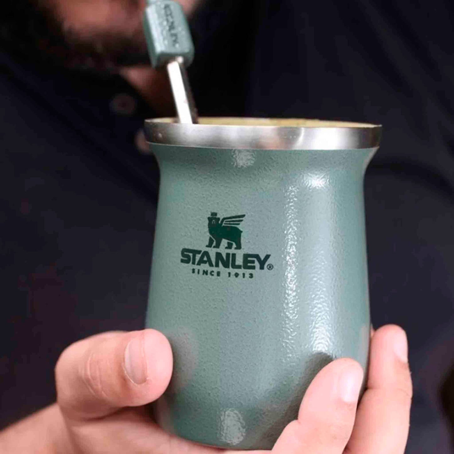 Mate Stanley Verde 236 ml – Estilo y Resistencia en Cada Cebada STANLEY- Dermocosmetica_belleza_online