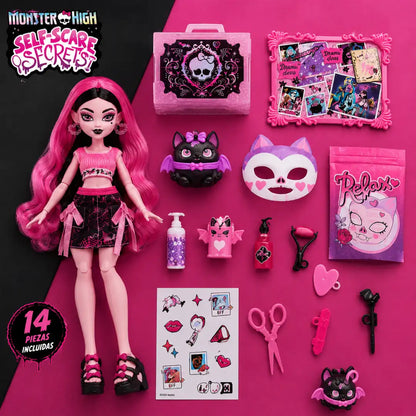 Monster High Draculaura Self-Scare Secrets 14 Piezas
