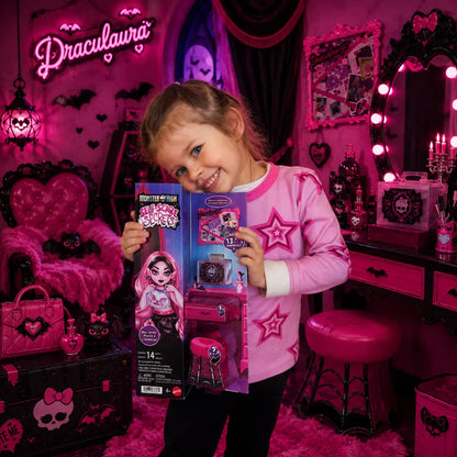 Monster High Draculaura Self-Scare Secrets 14 Piezas