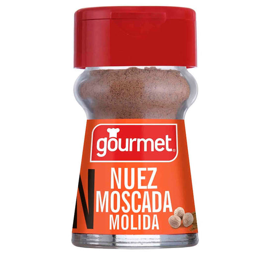 Nuez Moscada Molida Gourmet 26 g Frasco De Vidrio