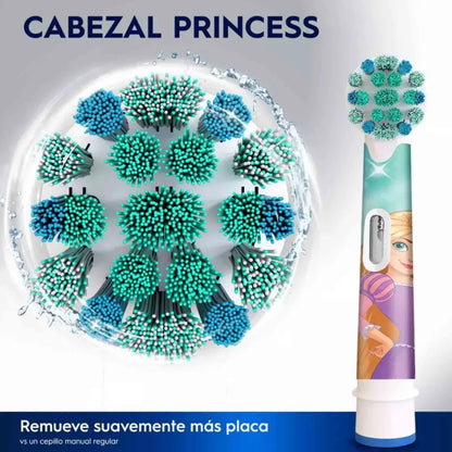 Repuesto Oral-B Pro Kids Disney Princesas pack 2 para cepillo eléctrico infantil desde 3 años